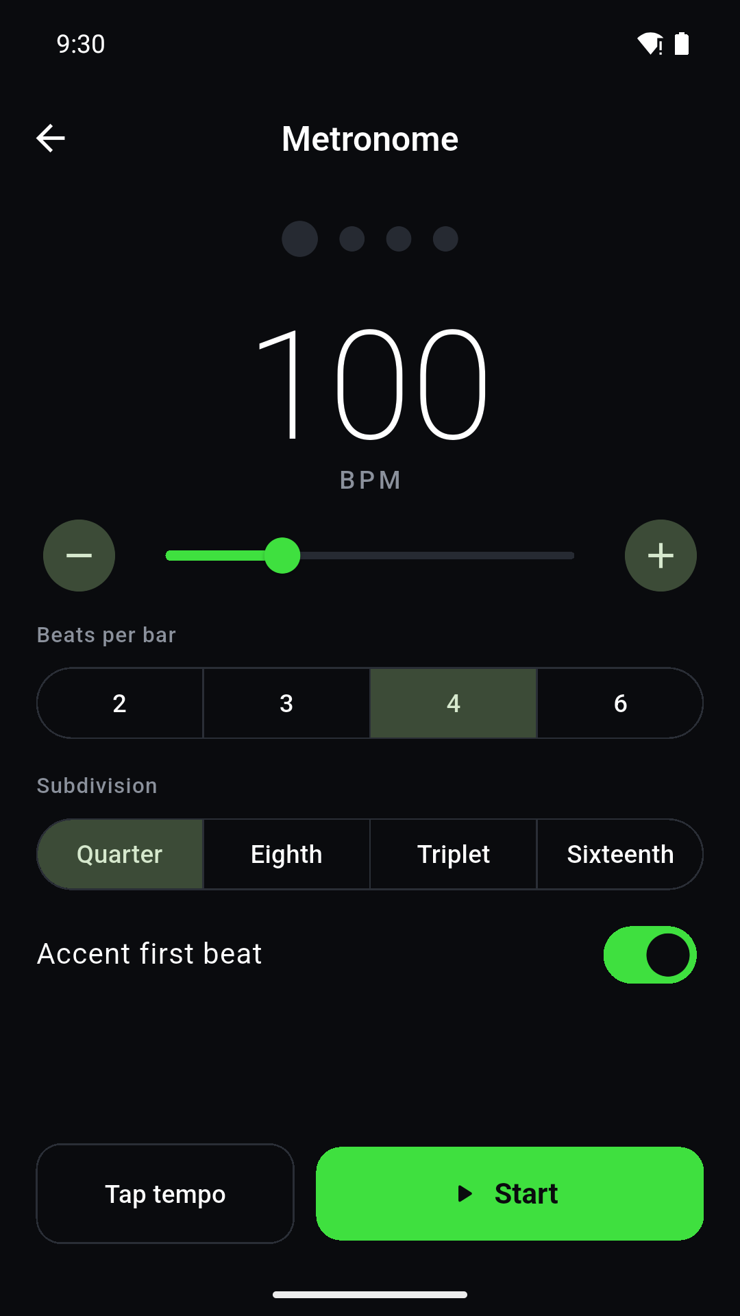 The metronome